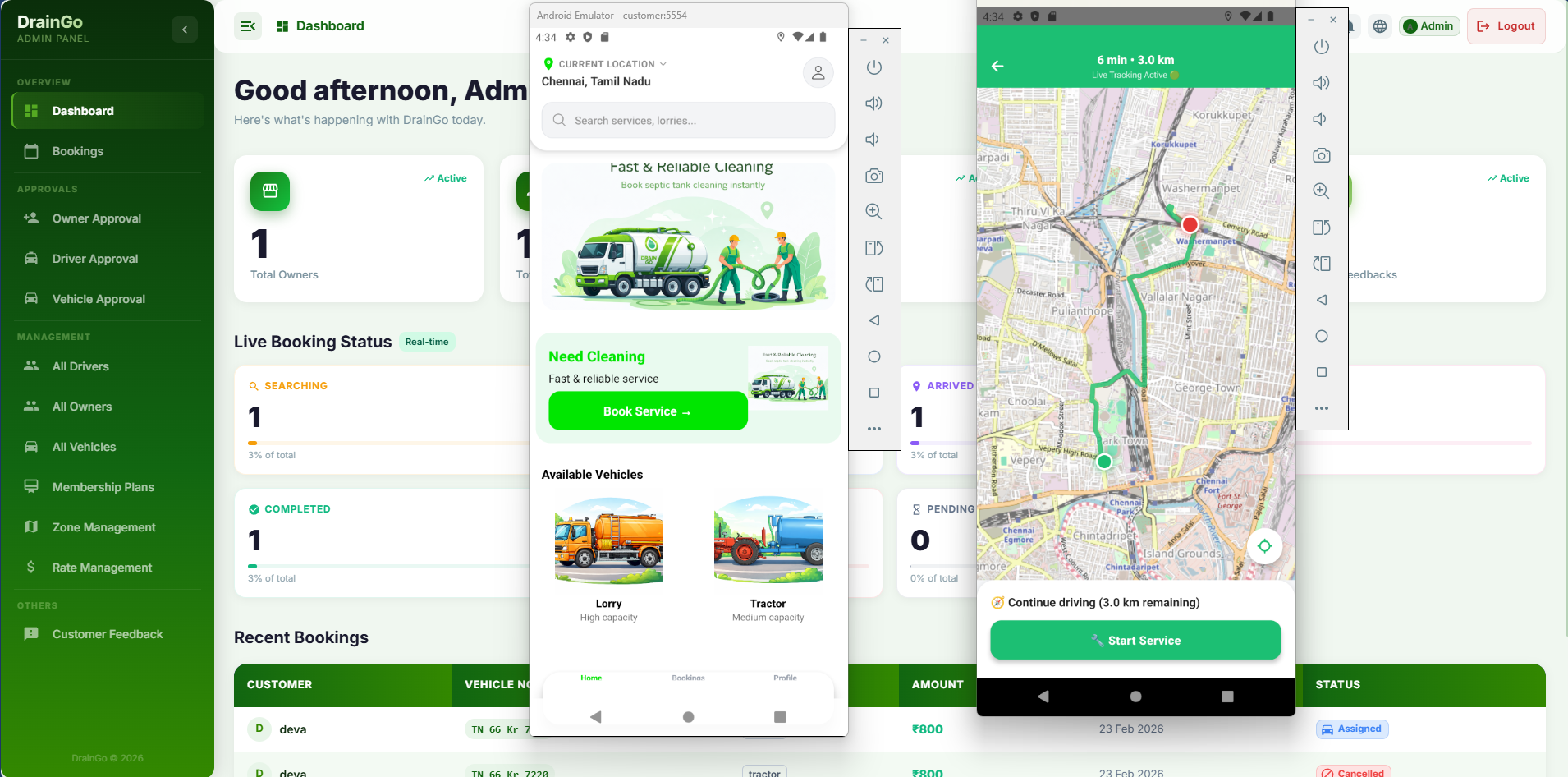 Dringo App Showcase